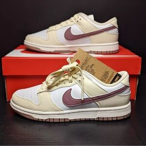 Women's Size 9.5 - Nike Dunk Low Next Nature Coconut Mauve DD1873 103